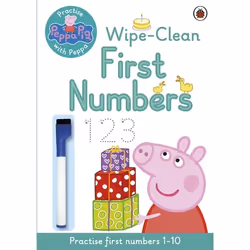 ISBN Peppa Pig: Practise with Peppa: Wipe-Clean First Numbers, Anglais, 16 pages