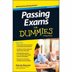 ISBN Passing Exams For Dummies, 2nd Edition, Anglais, Livre broché, 256 pages