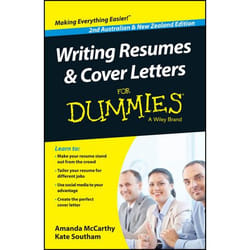 ISBN Writing Resumes and Cover Letters For Dummies - Australia / NZ, 2nd Australian and New Zealand Edition