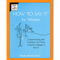 ISBN How To Say It for Women, Livre broché, 320 pages