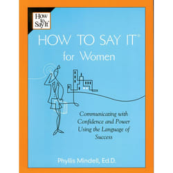 ISBN How To Say It for Women livre