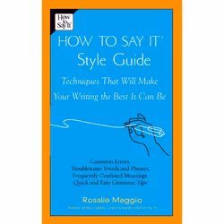 ISBN How to Say It Style Guide, Livre broché, 128 pages
