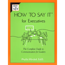 ISBN How to Say it for Executives, Livre broché, 208 pages