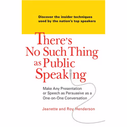 ISBN There’s No Such Thing as Public Speaking, Livre broché, 240 pages