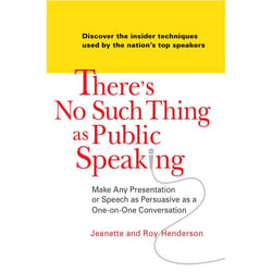 ISBN There’s No Such Thing as Public Speaking livre