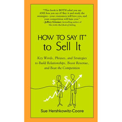 ISBN How to Say It to Sell It livre