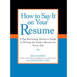 ISBN How to Say It on Your Resume livre