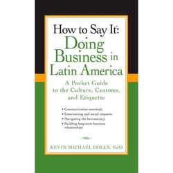 ISBN How to Say It: Doing Business in Latin America livre