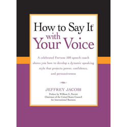 ISBN How to Say It with Your Voice livre