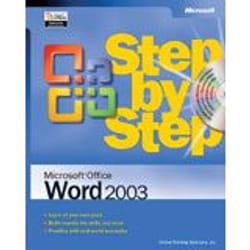 Microsoft Office Word 2003 Step by Step livre & manuel de logiciels
