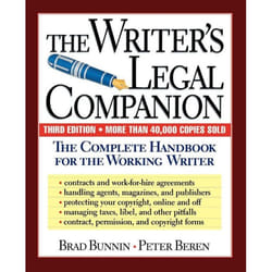 ISBN The Writer's Legal Companion livre Anglais Livre broché 368 pages