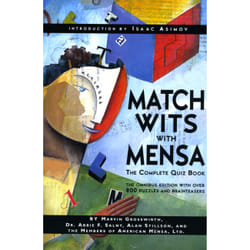 ISBN Match Wits With Mensa livre Education Anglais