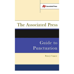 ISBN The Associated Press Guide To Punctuation livre Art & design Anglais