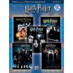 Harry Potter Instrumental Solos for Strings Movies 15 Violin Book amp CD by Edited by Bill Galliford