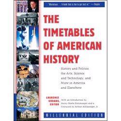 ISBN The Timetables of American History, Anglais, Livre de poche, 544 pages
