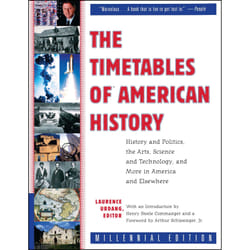 ISBN The Timetables of American History Livre de poche