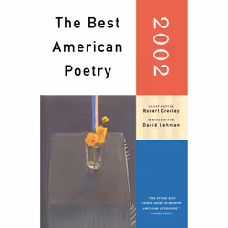ISBN The Best American Poetry 2002, Anglais, Livre de poche, 256 pages