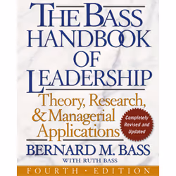 ISBN The Bass Handbook of Leadership, Anglais, Couverture rigide, 1536 pages