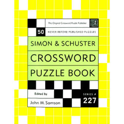 ISBN Simon and Schuster Crossword Puzzle Book #227 Livre de poche