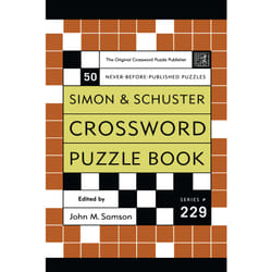 ISBN Simon and Schuster Crossword Puzzle Book #229 Livre de poche