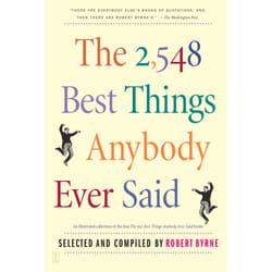 ISBN The 2,548 Best Things Anybody Ever Said livre Anglais Livre de poche 672 pages