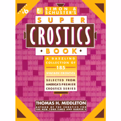 ISBN Simon &amp; Schuster Super Crostics Book #6, Anglais, Livre de poche, 224 pages