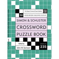 ISBN Simon and Schuster Crossword Puzzle Book #235 Livre de poche