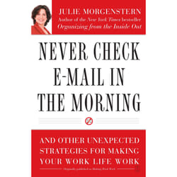 ISBN Never Check E-Mail In the Morning Livre de poche