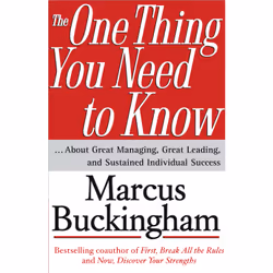 ISBN The One Thing You Need to Know, Anglais, Couverture rigide, 304 pages
