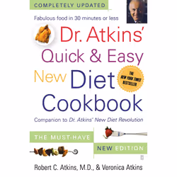 ISBN Dr. Atkins' Quick & Easy New Diet Cookbook, Anglais, Livre de poche, 240 pages