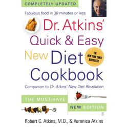 ISBN Dr. Atkins' Quick & Easy New Diet Cookbook Livre de poche