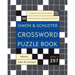 ISBN Simon and Schuster Crossword Puzzle Book #257, Anglais, Livre de poche, 64 pages