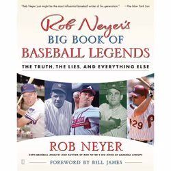 ISBN Rob Neyer's Big Book of Baseball Legends, Anglais, Livre de poche, 352 pages