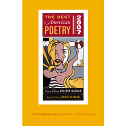 ISBN The Best American Poetry 2007 Couverture rigide