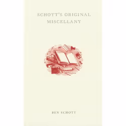 ISBN Schott's Original Miscellany, Anglais, Couverture rigide, 160 pages