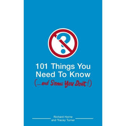ISBN 101 Things You Need To Know (And Some You Don't) livre Anglais Livre broché 224 pages