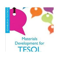 ISBN Materials Development for TESOL livre Education Anglais