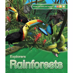 ISBN Explorers: Rainforests, Anglais, Livre broché, 32 pages