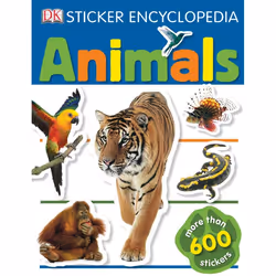 ISBN Sticker Encyclopedia: Animals, Anglais, Livre broché, 96 pages