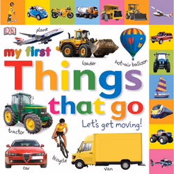 ISBN Tabbed Board Books: My First Things That Go, Anglais, Couverture rigide, 28 pages