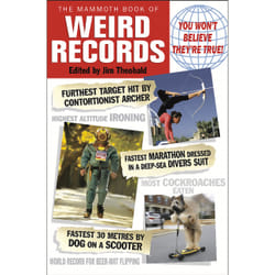 ISBN The Mammoth Book of Weird Records livre Humoristique Anglais