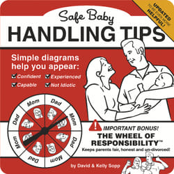 ISBN Safe Baby Handling Tips livre Humoristique Anglais