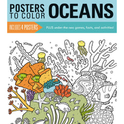 ISBN Posters to Color: Oceans livre Pour enfants Anglais