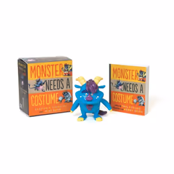 Hachette UK Monster Needs a Costume Bendable Figurine and Mini Book, Anglais, 32 pages
