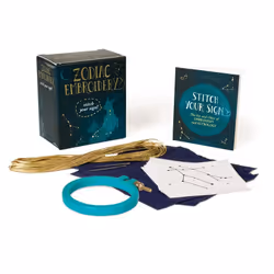 Hachette UK Zodiac Embroidery, Anglais, 32 pages