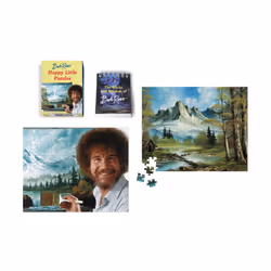 ISBN Bob Ross: Happy Little Puzzles, Anglais, Livre broché, 32 pages