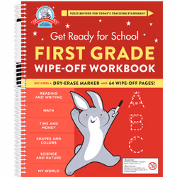ISBN Get Ready for School: First Grade Wipe-Off Workbook, Pour enfants, Anglais, 64 pages