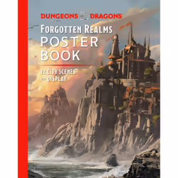 ISBN Dungeons & Dragons Forgotten Realms Poster Book, Education, Anglais, Livre broché, 24 pages