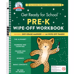 ISBN Get Ready for School: Pre-K Wipe-Off Workbook, Pour enfants, Anglais, 64 pages