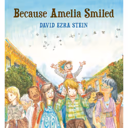 ISBN Because Amelia Smiled, Anglais, Couverture rigide, 40 pages
